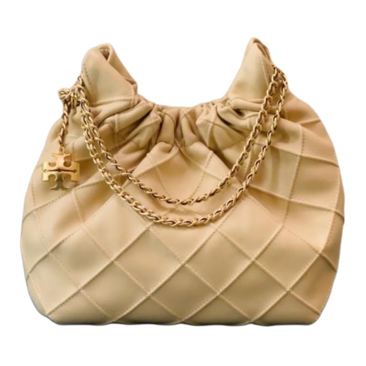 

Fleming Mini Hobo Bag Vanilla Soft Serve TORY BURCH