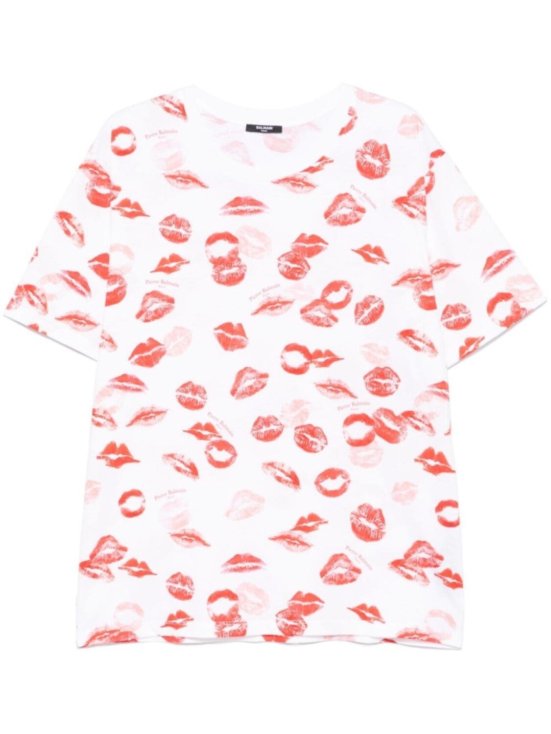 

Balmain футболка с принтом, белый