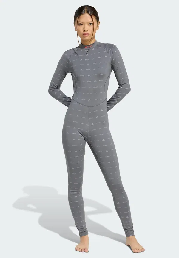 Комбинезон-вейтс Shine Adidas Sportswear, гранит/отражающее серебро