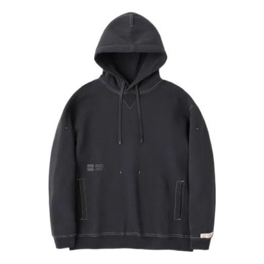

Худи New Balance Fleece Lined 1000 Regular Fit Hoodie 'Phantom', черный