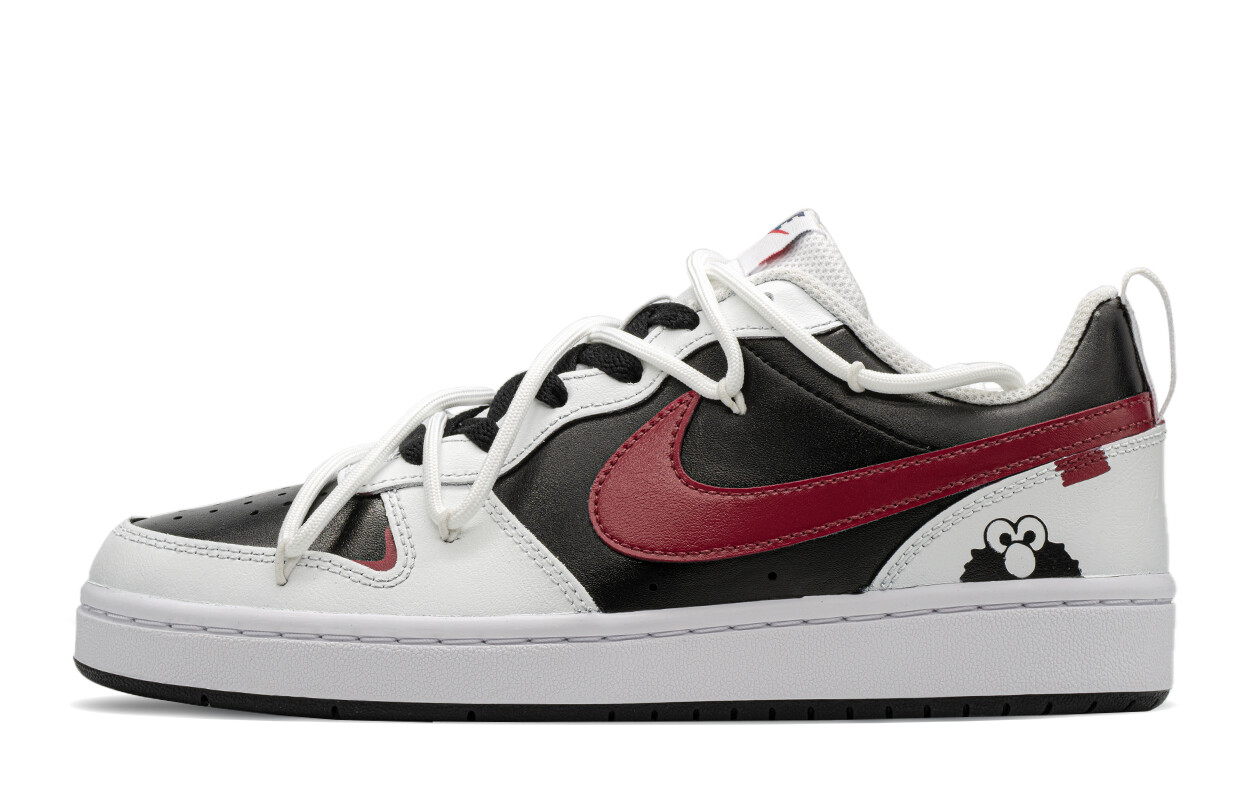 

Кроссовки Nike Court Borough Skateboarding Shoes Women's Low-top Black/Red, черный/красный