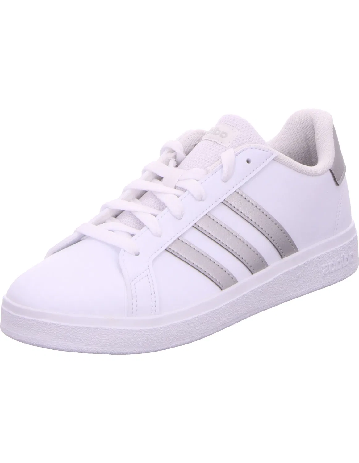 Кроссовки низкие Grand Court 2.0 Adidas, белый/серебристый/серебристый