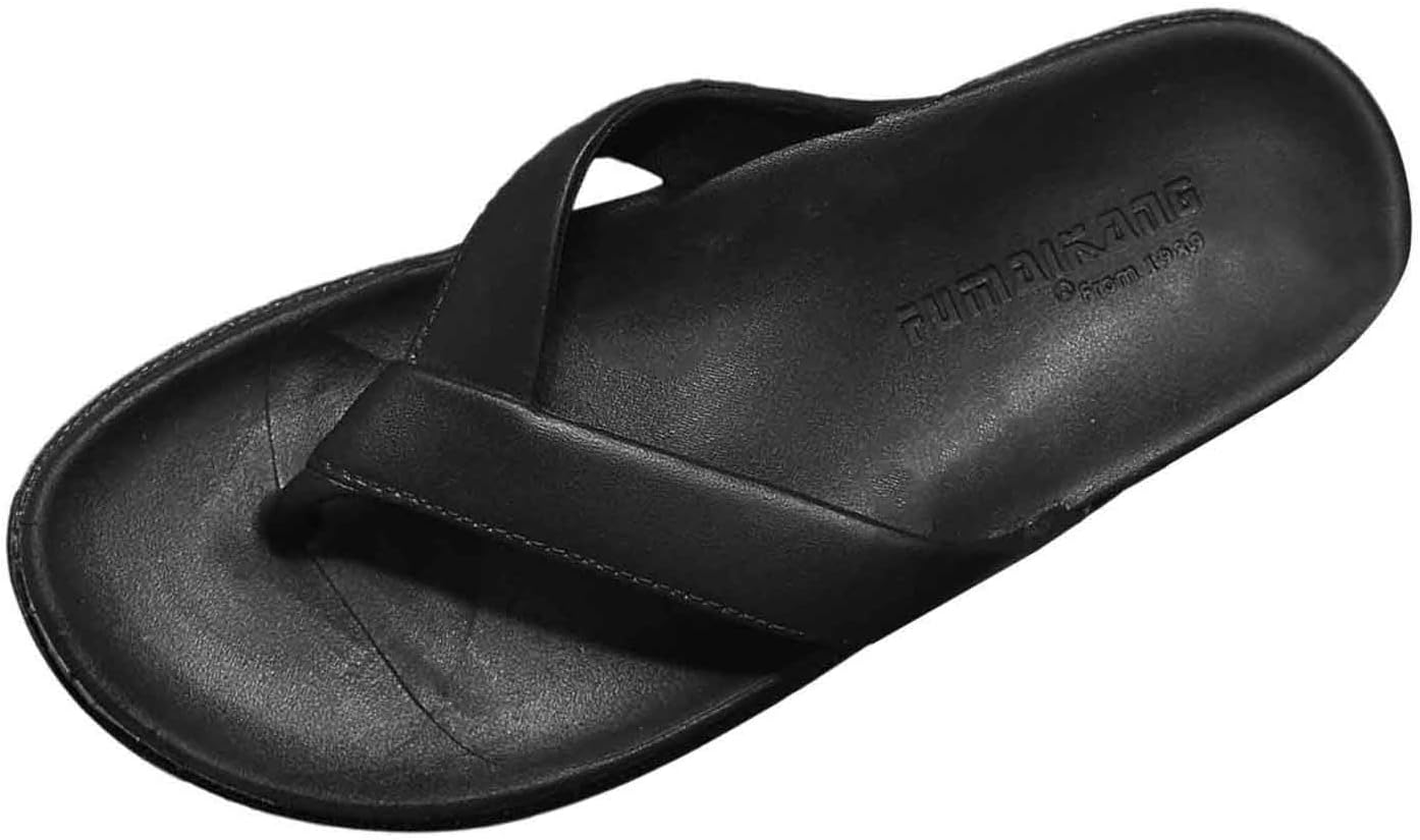 

Вьетнамки для женщин и мужчин с мягкой подошвой, комфортные тапочки для йоги, летние сандалии для дома, улицы и пляжа Generic, черный