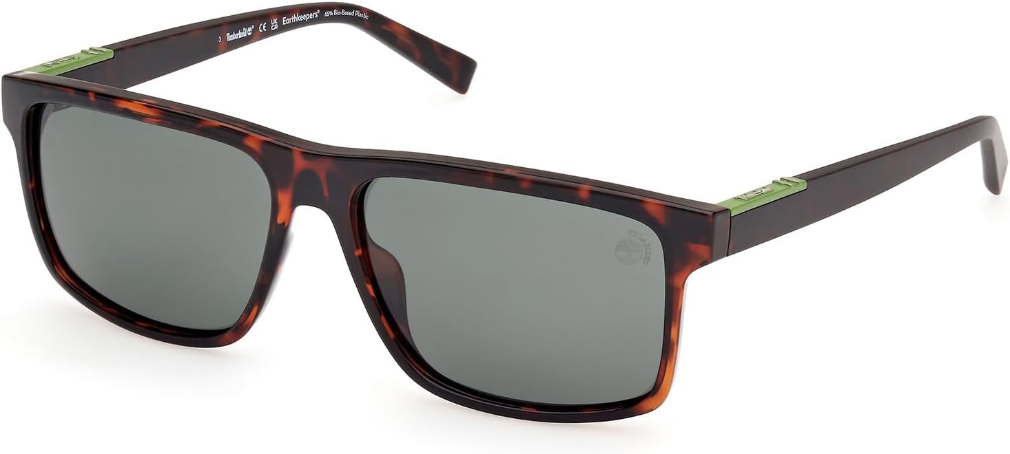

Timberland мужские Injected Sun Glasses круглые солнцезащитные очки, Dark Havana
