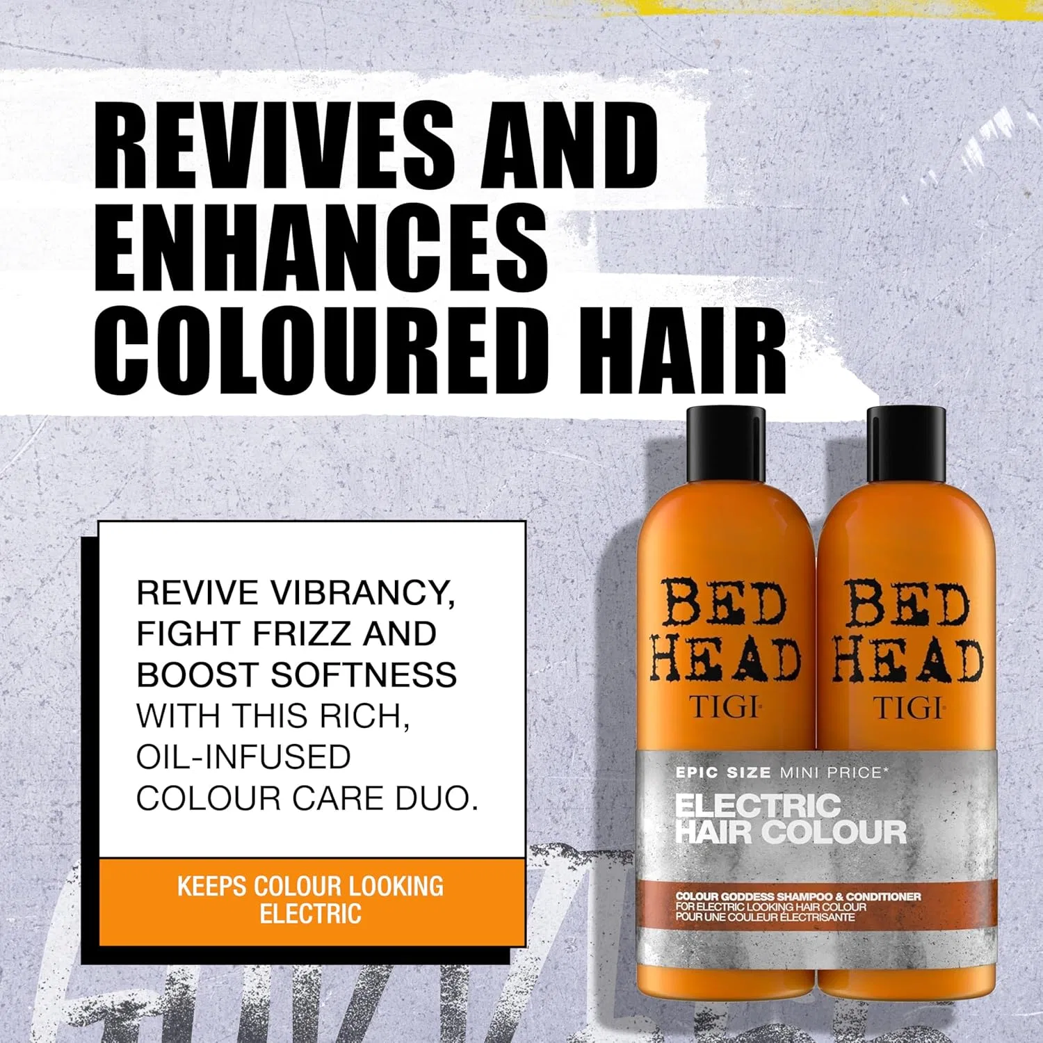 Шампунь и кондиционер для окрашенных волос «Colour Goddess» 2 x 750 мл от TIGI Bed Head Tigi — фото 3