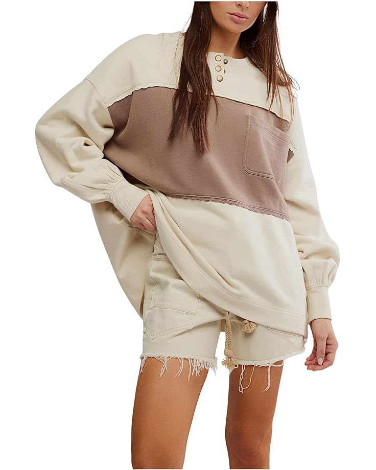 

Толстовка Free People Strawberry Sweatshirt, цвет Summer Sand Combo