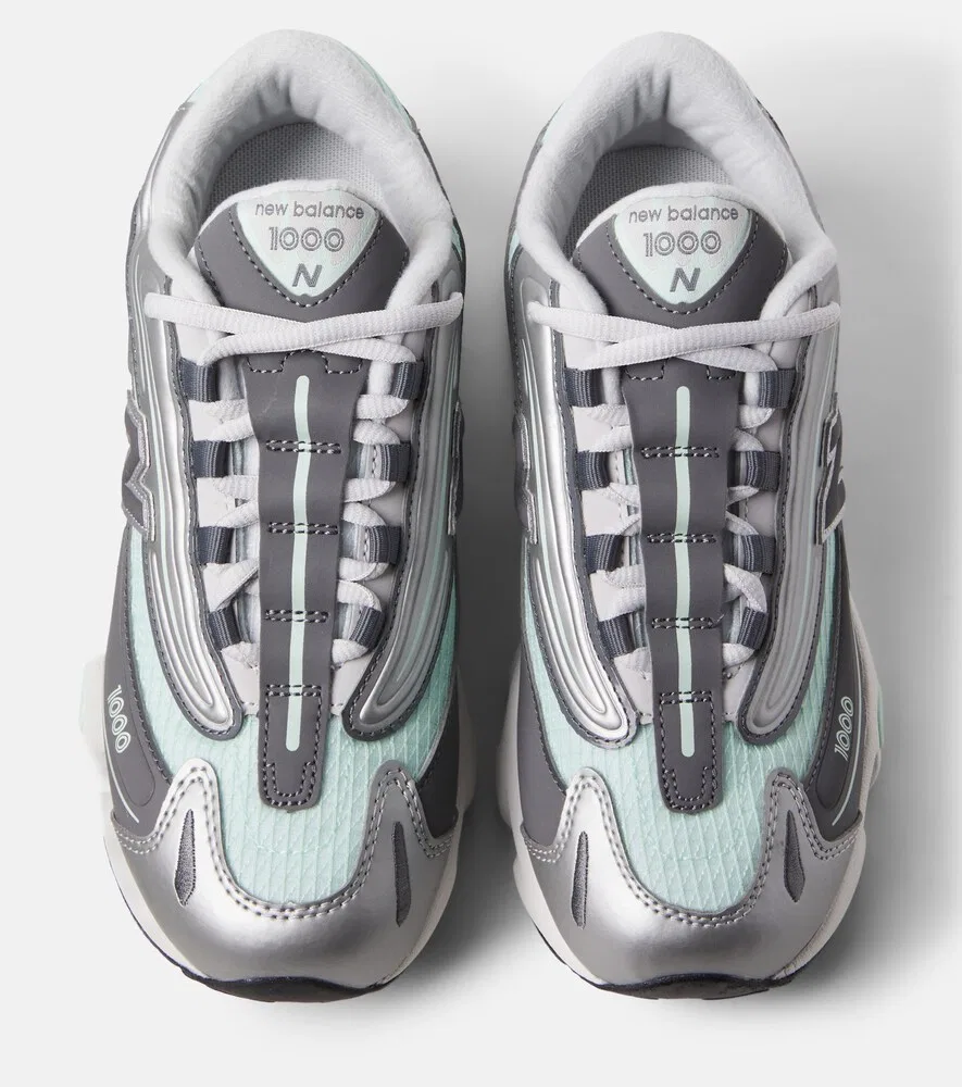 1000 кроссовок New Balance Kids, серебро — фото 4
