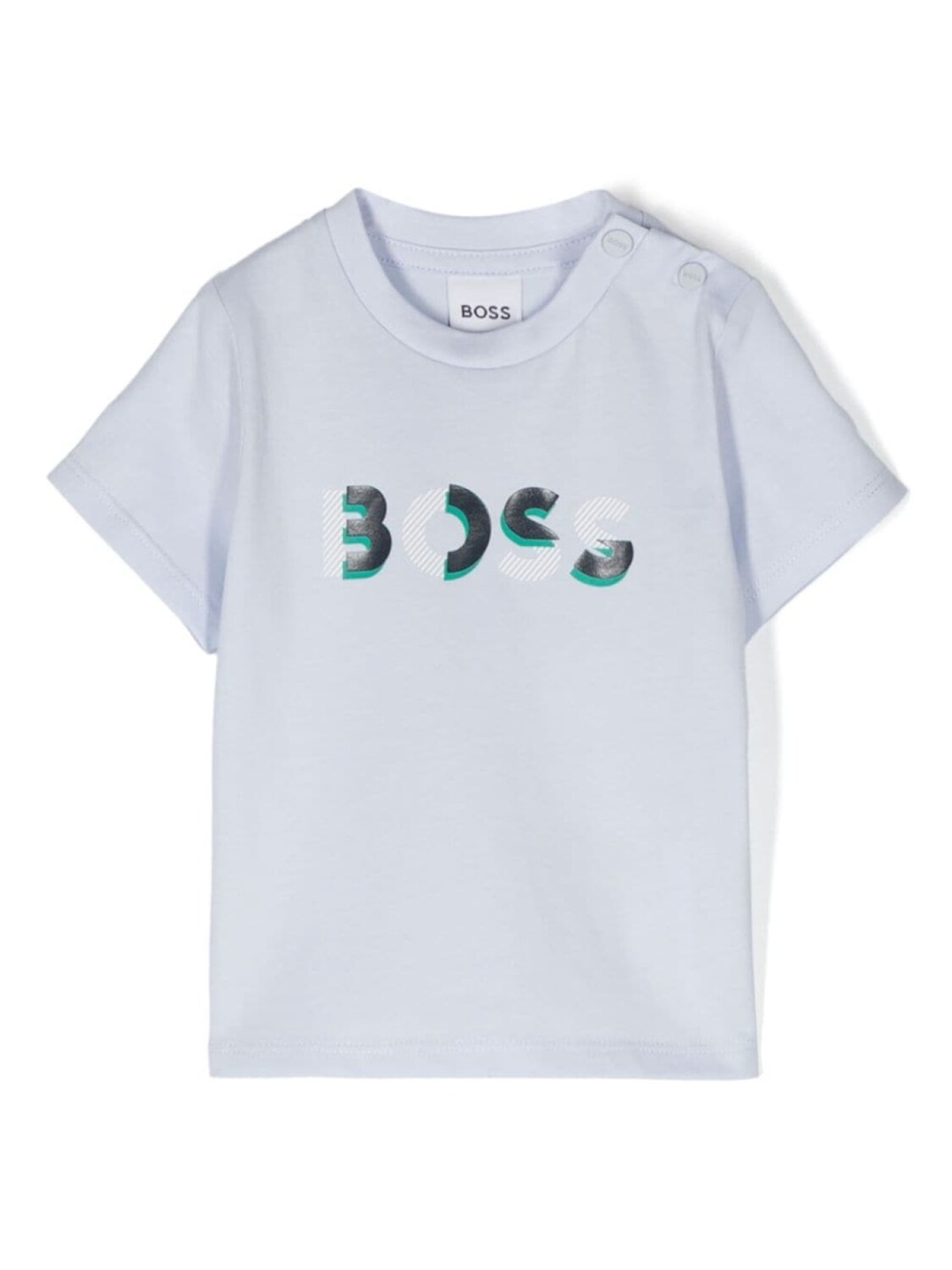 

BOSS Kidswear футболка с логотипом, синий