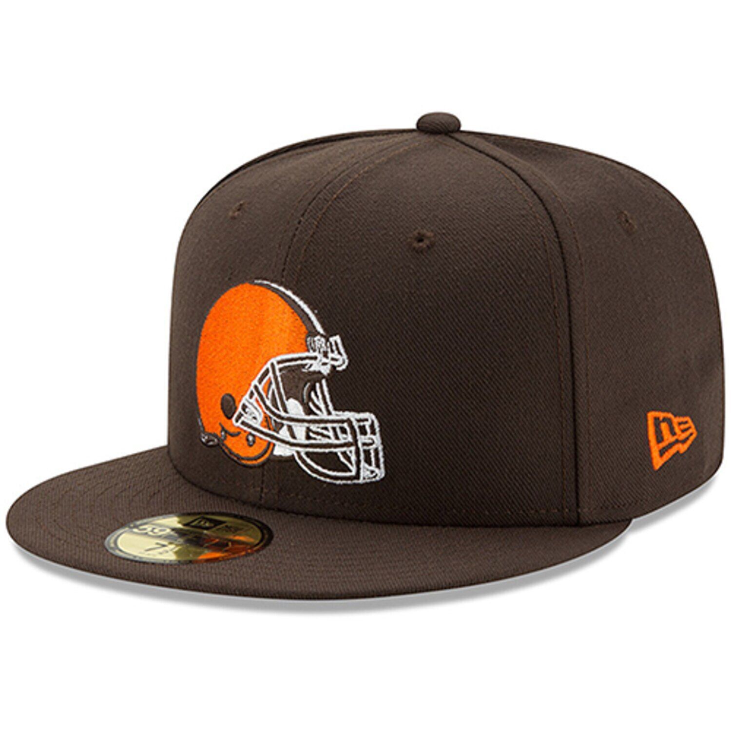 

НОВЫЙ КОРИЧНЕВЫЙ ШЛЕМ NFL OMAHA 59FIFTY ШЛЯПА ПОДХОДИТ New Era