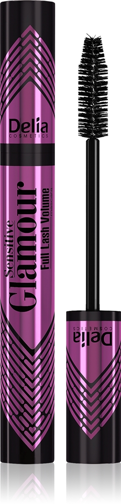 

Гламурная тушь для ресниц, придающая объем и удлиняющая ресницы, для чувствительных глаз Delia Cosmetics, atspalvis black 11 мл