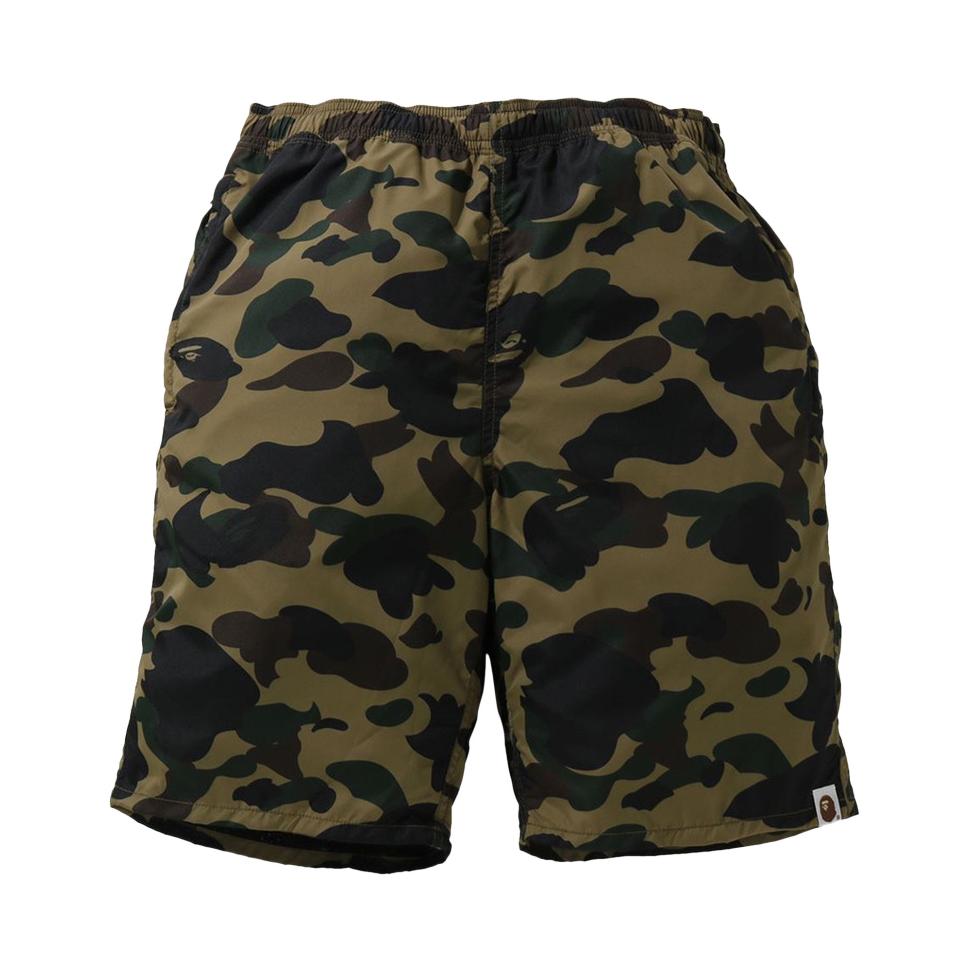 

Пляжные шорты BAPE 1st Camo, зеленые