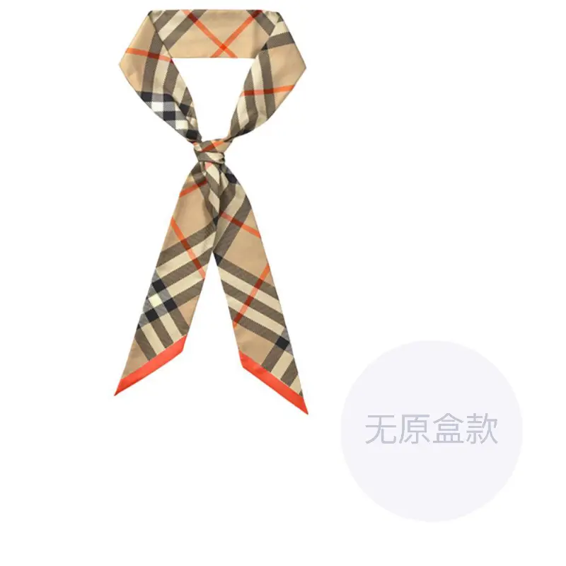 

Дом в клетку с контрастной отделкой шарф Burberry, коричневый