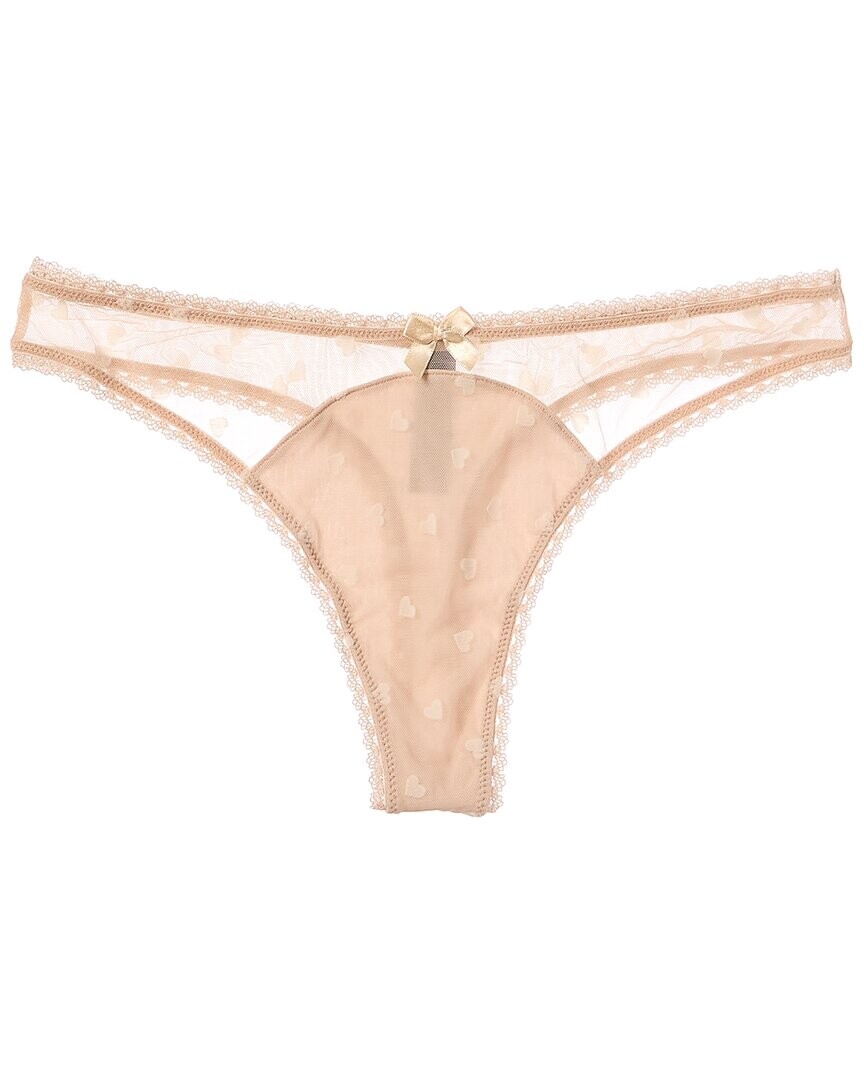 

Стринги Journelle Victoire с флокировкой, розовый
