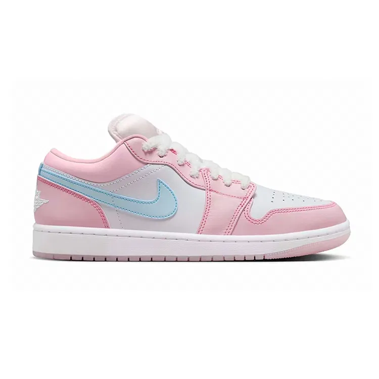 Кроссовки для скейтбординга Air 1 Strawberry Swift Leather Anti Kick Kids' Pink Teenagers Jordan — фото 3