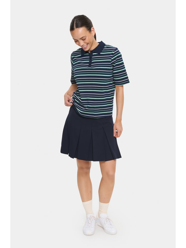 

SAINT TROPEZ Поло JemimaSZ стандартного кроя, цвет баритон зеленый