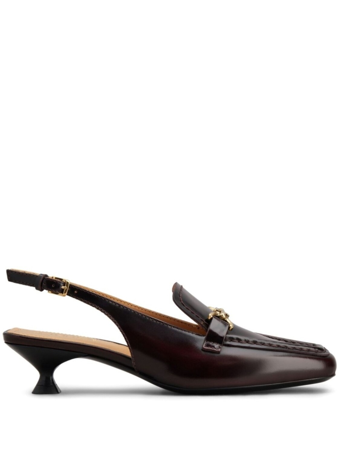 

Tod's туфли с декором T Chain, красный