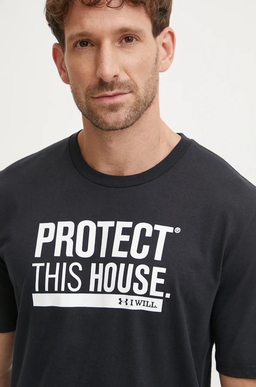 

Тренировочная футболка Protect This House Under Armour, черный