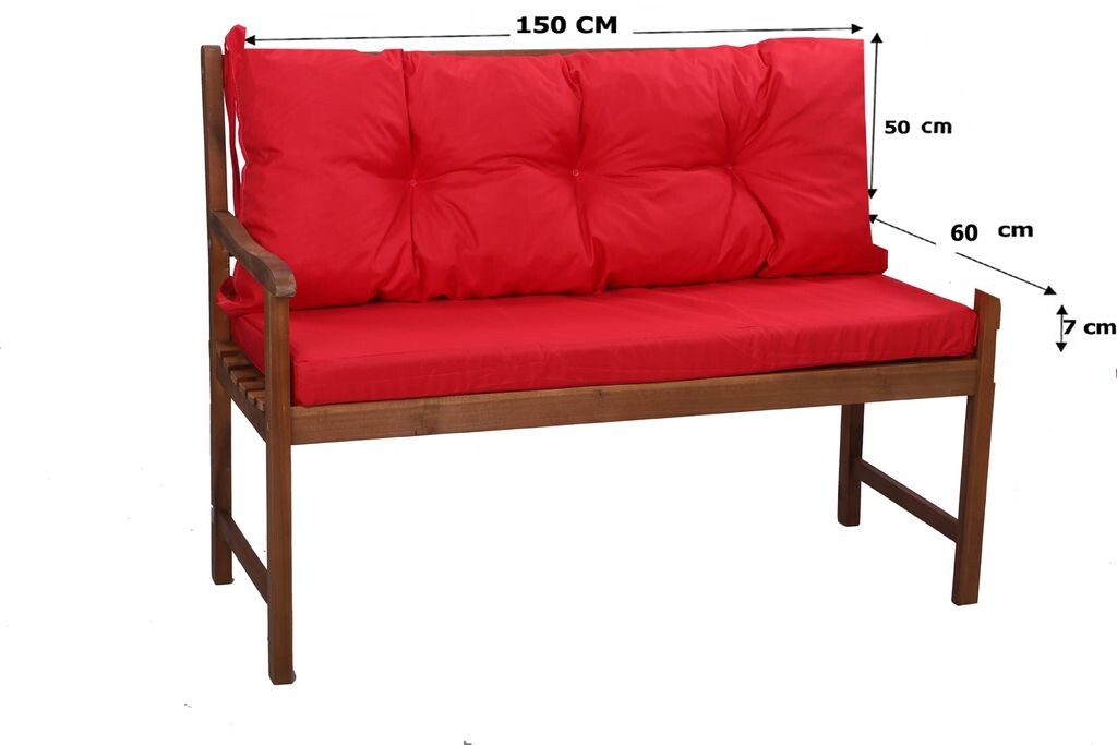 

Подушка для сиденья скамейки 150 x 60 x 50 оранжевый | Подушка сиденья подушка скамейки | Подушка для садовой скамейки | Голливудская подушка для качелей | Подушки сидений и спинки | Подушка для скамейки | Сетгарден Setgarden, красный