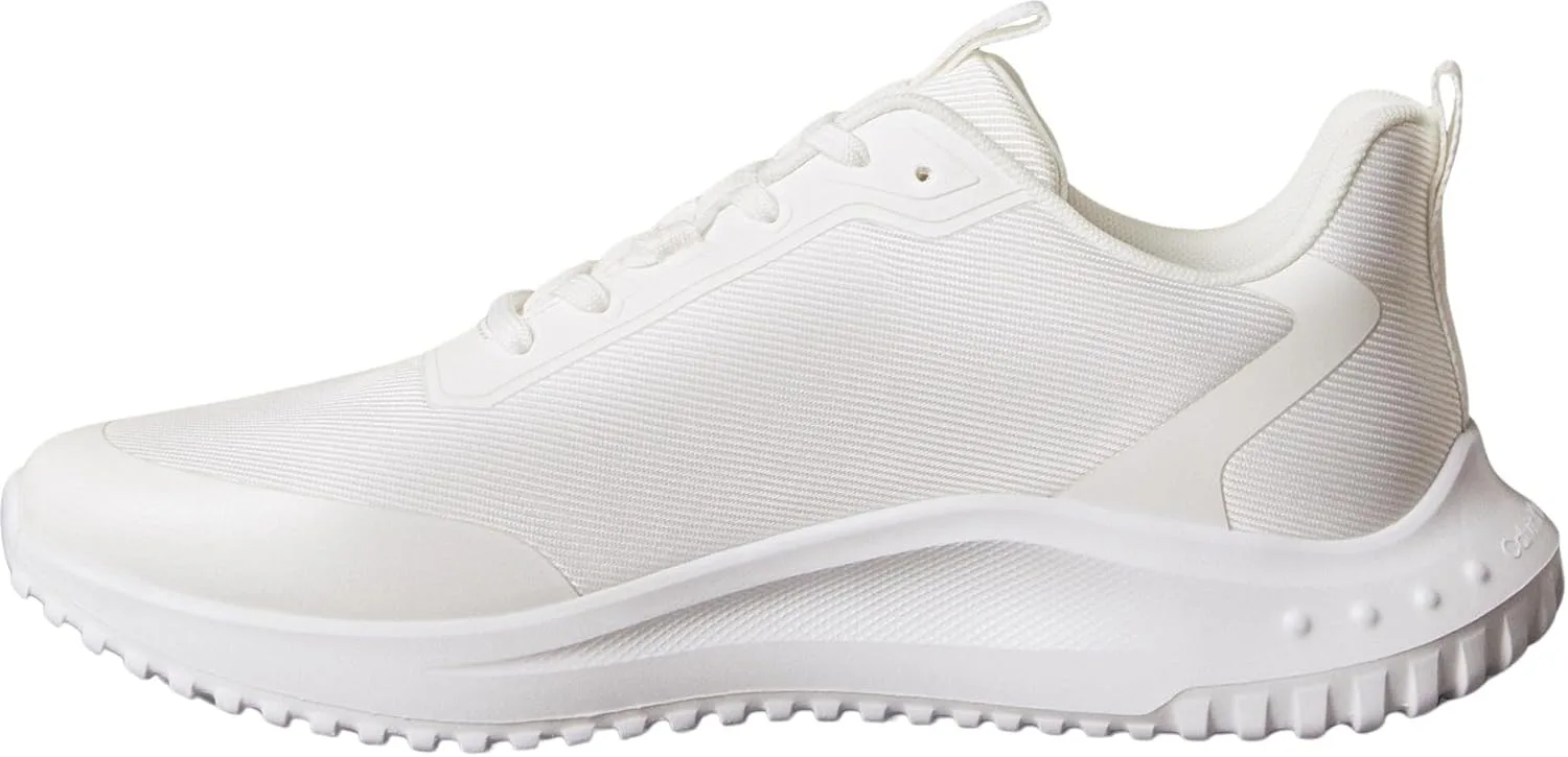 Мужские низкие кроссовки Calvin Klein Eva Runner на шнуровке Mat Mix Ym0ym01442, белый