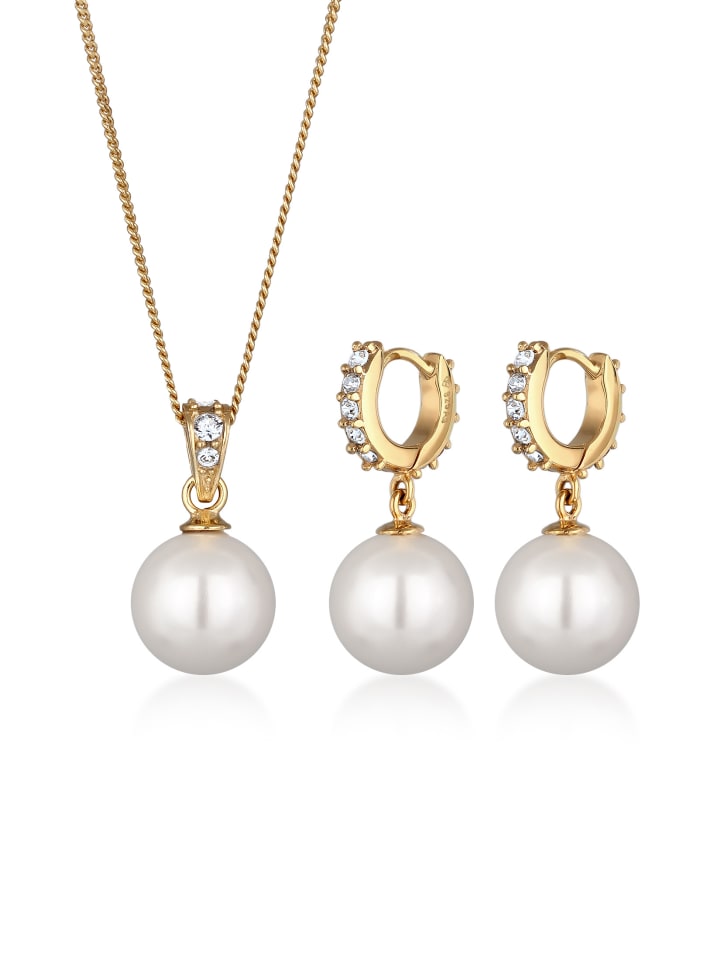 

Elli Колье Schmuckset 925 Sterling Silber in Gold