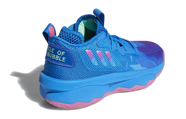 Баскетбольные кроссовки D Lillard 8 Kids GS Mid-top Blue Adidas — фото 4