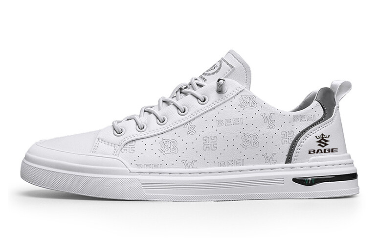 

Кеды мужские, обувь для скейтбординга низкая Bage, белый