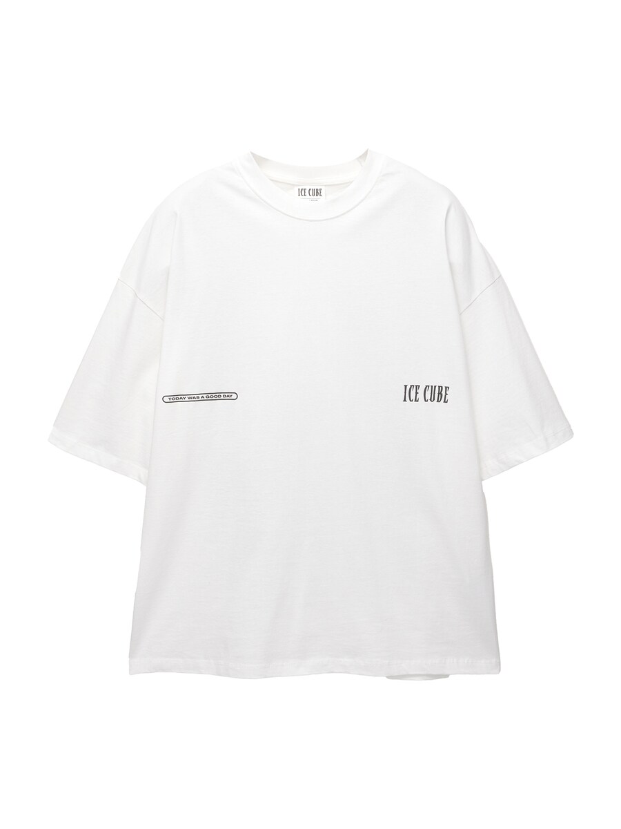 

Рубашка Pull&Bear ICE CUBE, белый