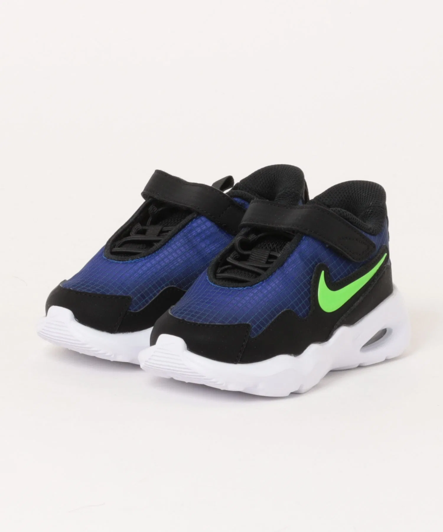 Детские кроссовки NIKE Air Max Nova с липучками тёмно-синие