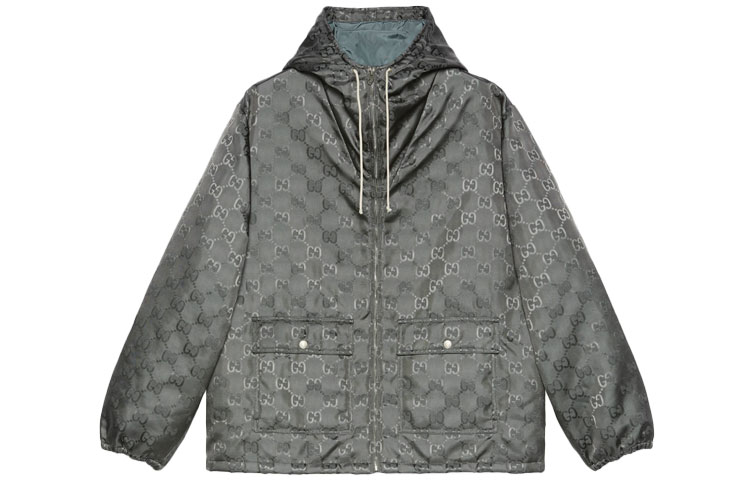 GUCCI Куртка мужская серая, Gray — фото 3