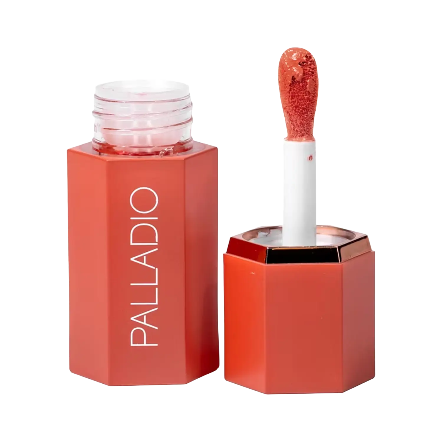 

Жидкие румяна - тинт для губ и щек 2-в-1 Palladio Beauty, Sunny Coral