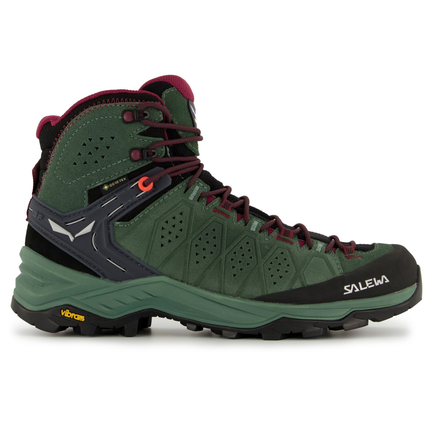 

Ботинки для прогулки Salewa Women's Alp Trainer 2 Mid GTX, цвет Duck Green/Rhododendon