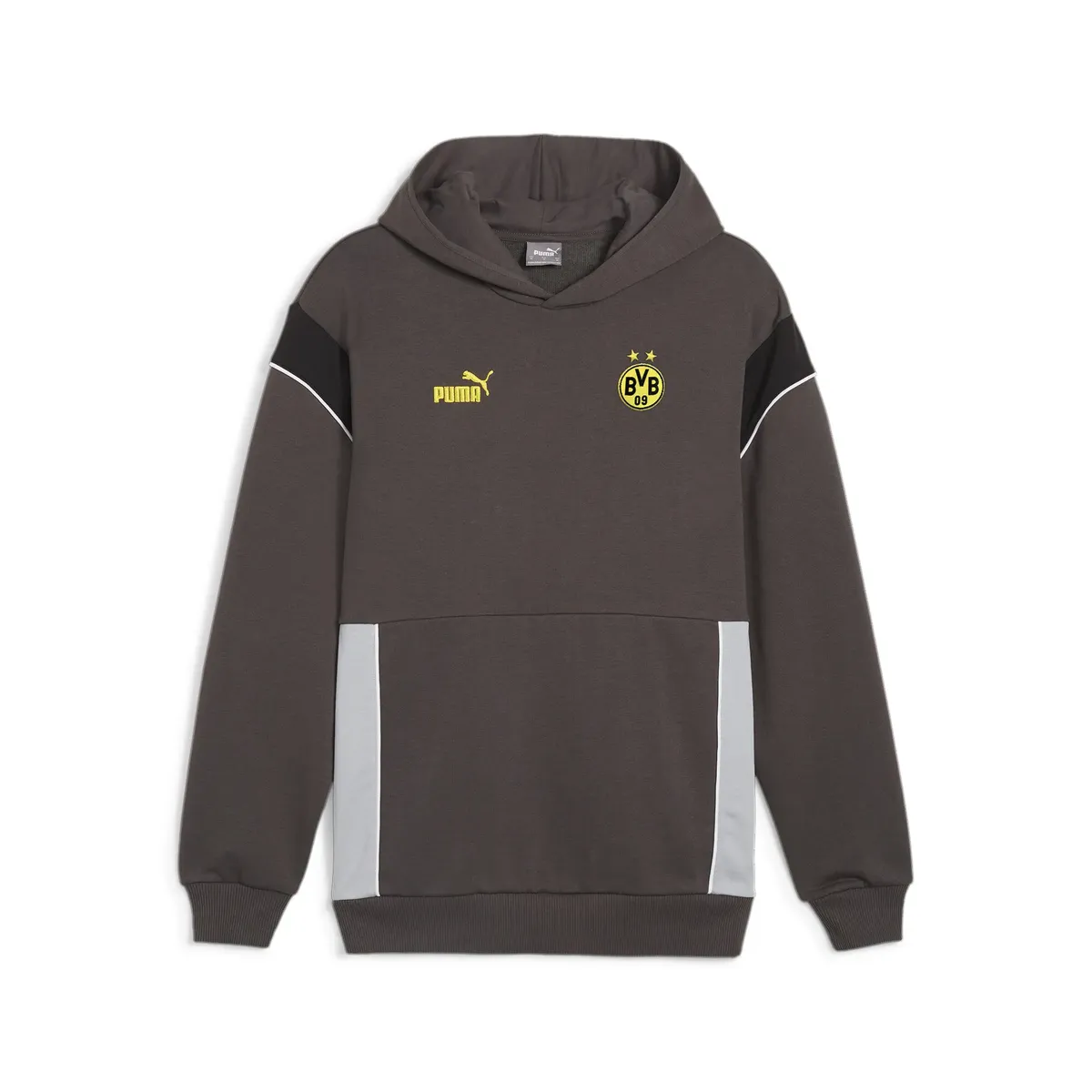 

Толстовка PUMA "Borussia Dortmund FtblArchive Hoodie Men", цвет Shadow Gray Cool Mid