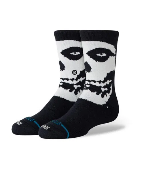 Носки детские Stance x Misfits BEWARE KIDS CREW, чёрные