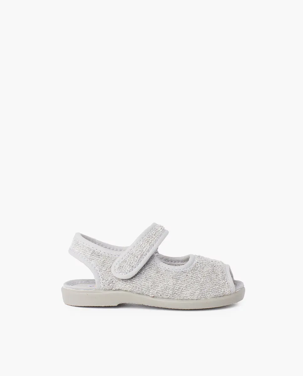 

Малышка закрытая домашняя тапочки домашнее полотенце для завивки клейкая полоска Pisamonas, серый