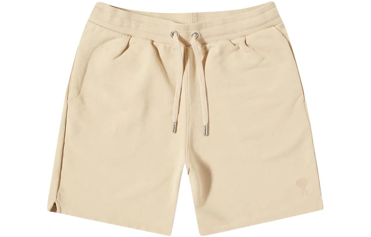 

Футболка Ami Tonal Shorts AMIPARIS, экрю