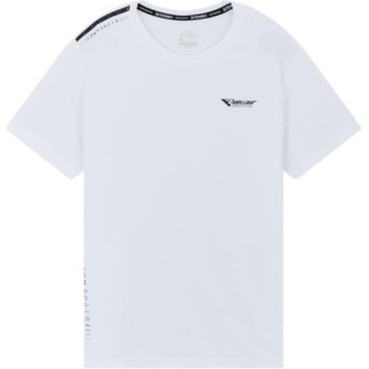 

361° Футболка мужская белая с круглым вырезом умеренного прямого кроя