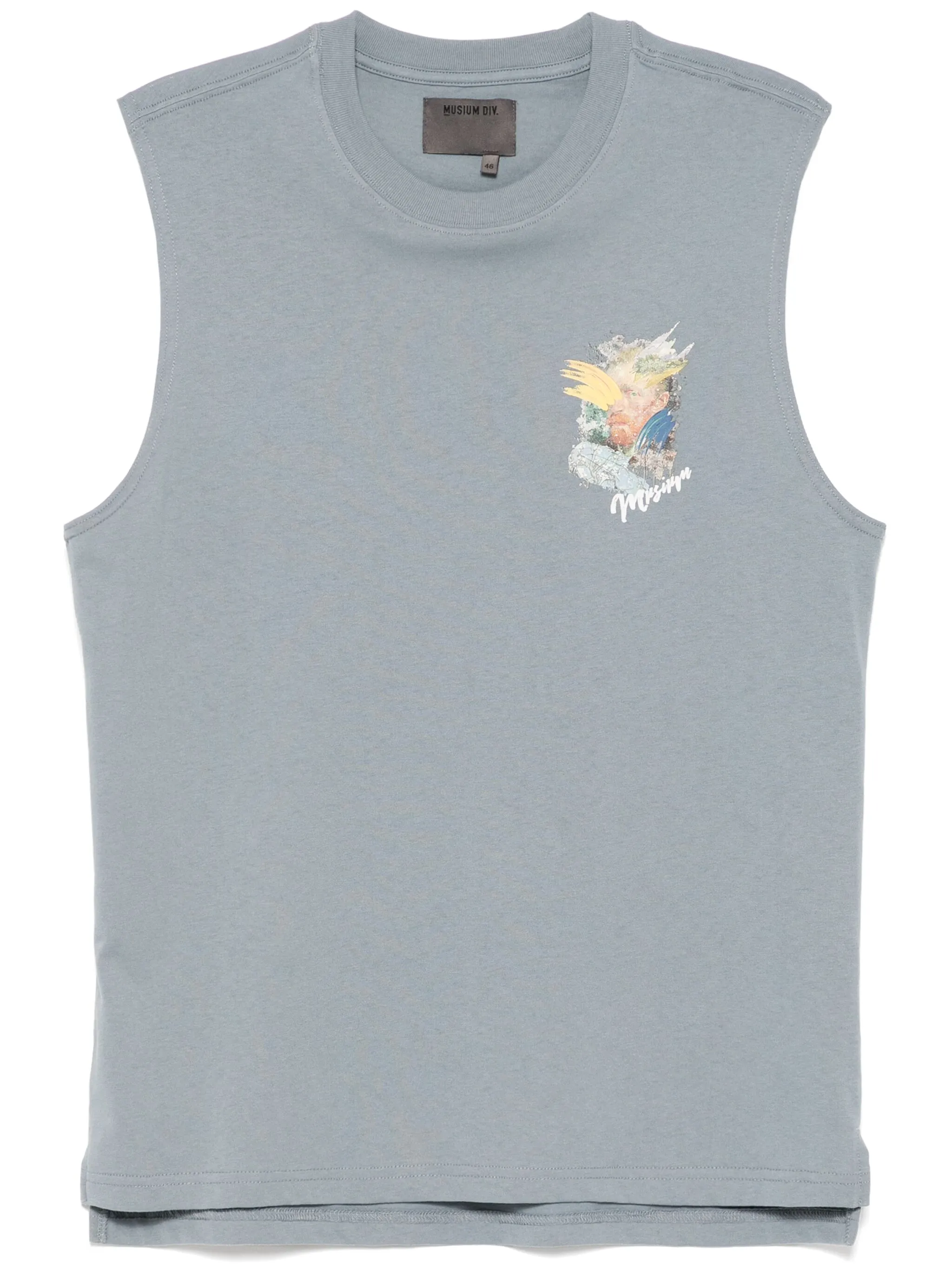 

Топ с графичным принтом Musium Div., синий