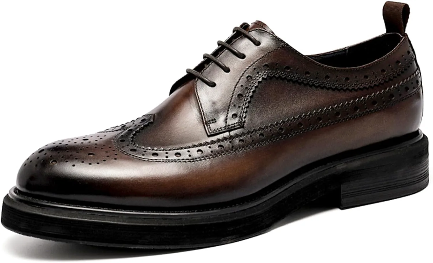 

Мужские дерби с кружевами и крыловатым носком, официальная обувь для свадьбы, туфли дерби из натуральной кожи для деловой встречи HLASMSPE