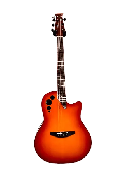 

Акустическая гитара Ovation AE48-1I Applause Super Shallow Bowl Cutaway Body Spruce Top Nato Neck 6-String Acoustic-Electric Guitar