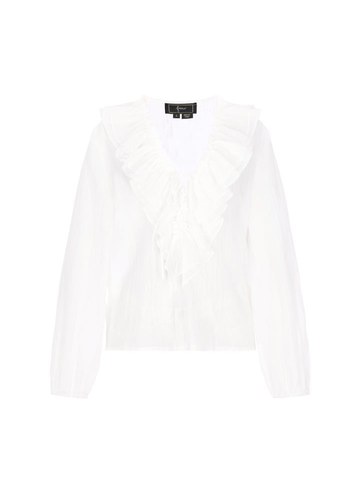 

Faina Женская блузка белого цвета