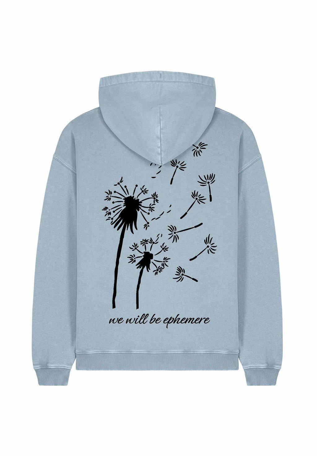 

Толстовка EPHEMERE VINTAGE PRINT UNISEX HEAVYWEIGHT - Hoodie Mira Paris, светло-голубой