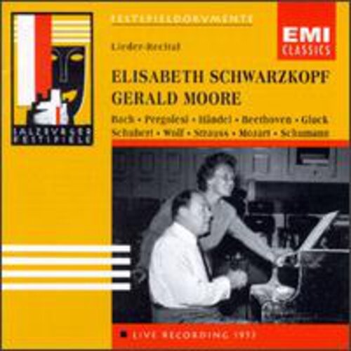 

CD диск Schwarzkopf / Moore / Bach / Pergolesi / Handel: Lieder Recital
