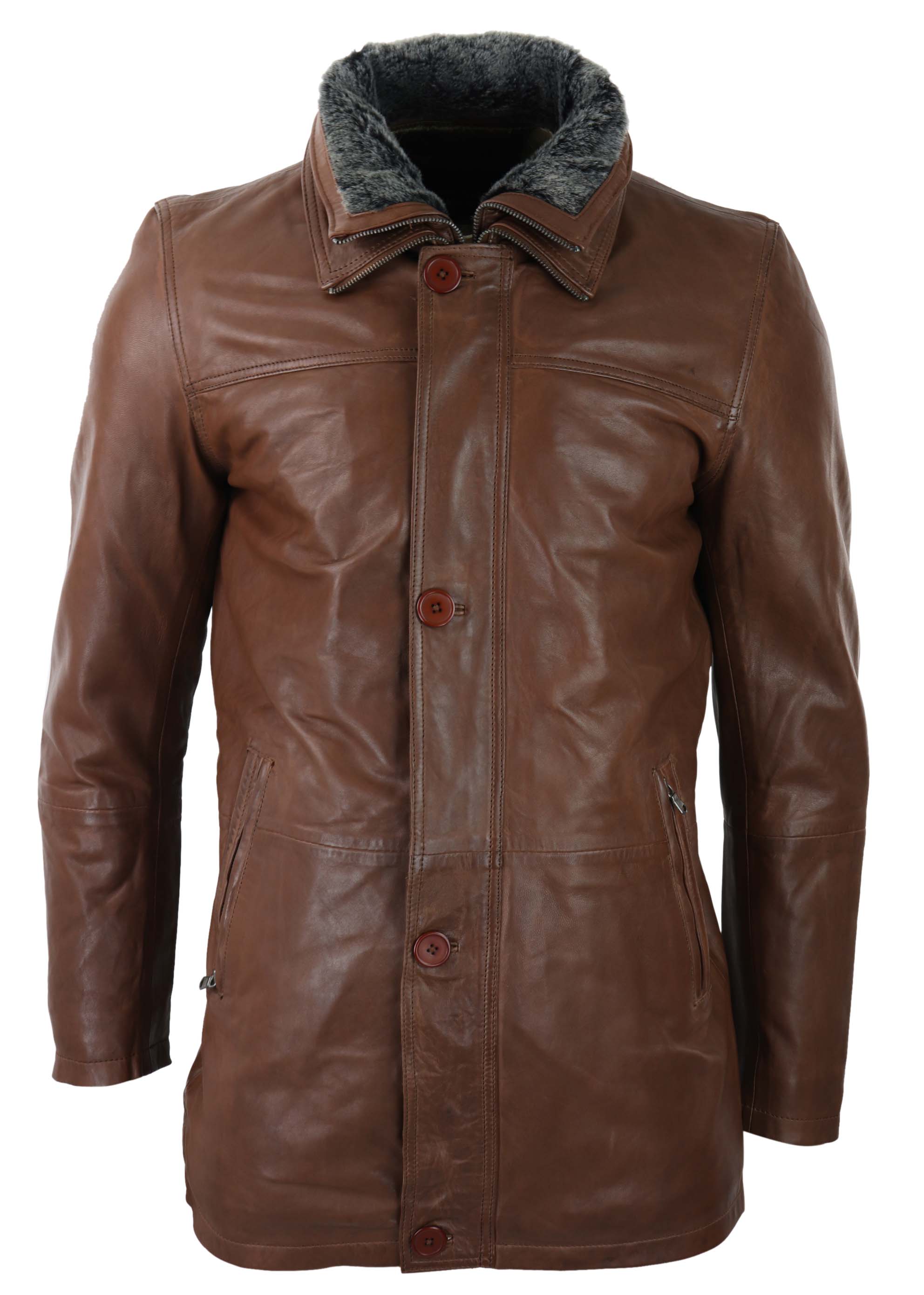 

Пальто Safari длиной 3/4 с пуговицами TruClothing, цвет tan