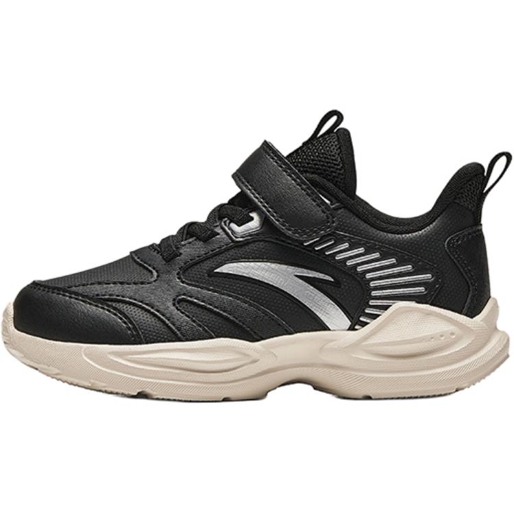 

Antakids Легкие амортизирующие низкие детские кроссовки для бега, черные, серебристые, для детей 3–7 лет