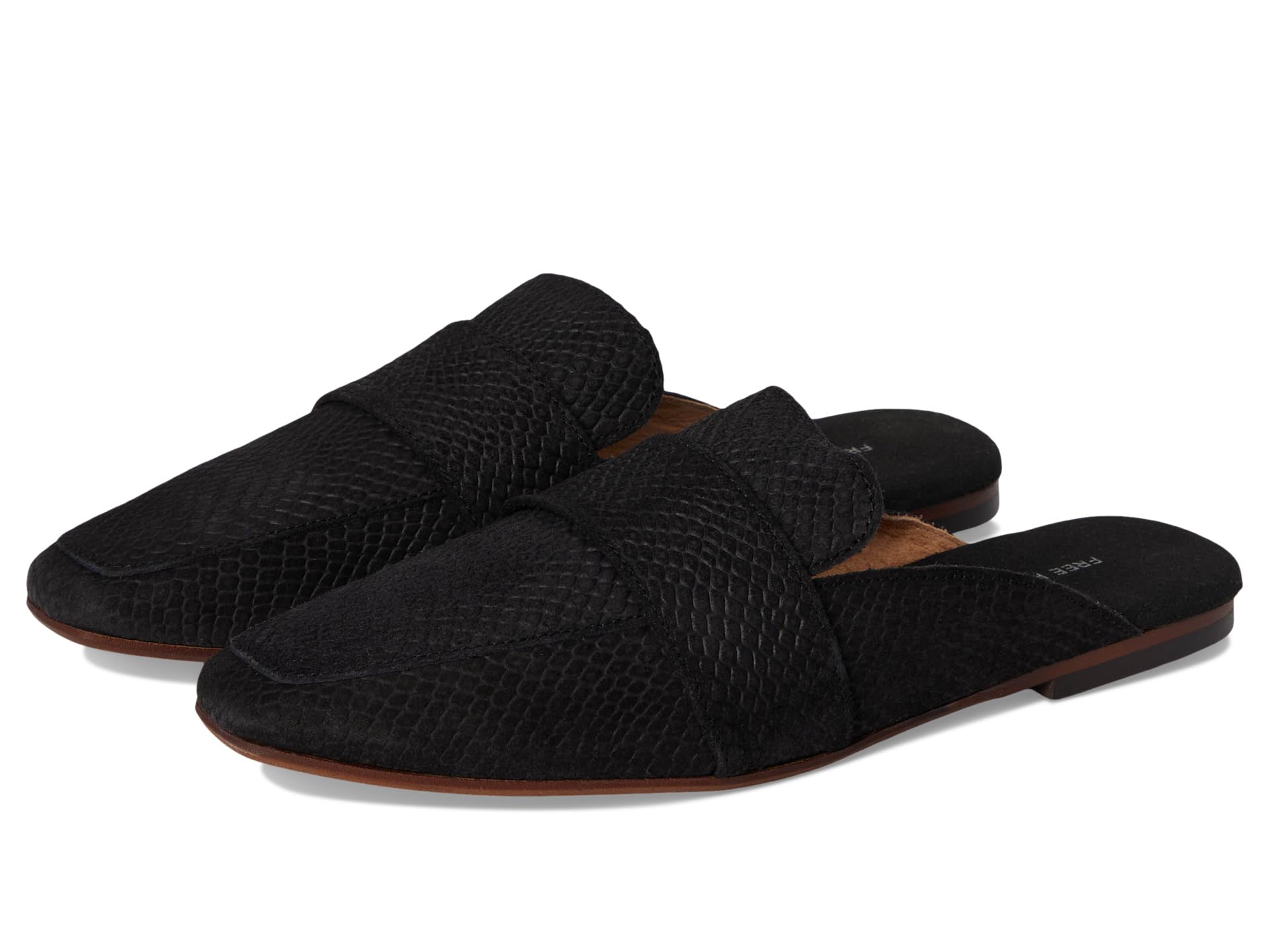Мюли Free People At Ease Embossed Loafer, черный