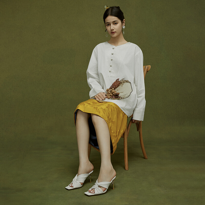 Туфли женские на высоком каблуке Off White Cicifor — фото 4