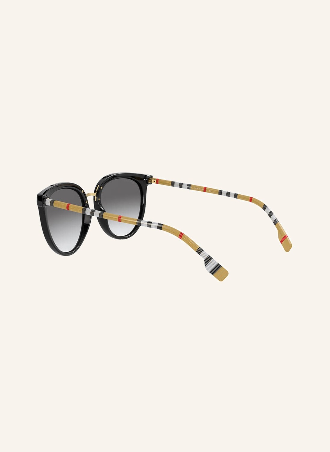 Солнцезащитные очки be4316 BURBERRY, цвет 385311 - SCHWARZ/SCHWARZ VERLAUF — фото 4