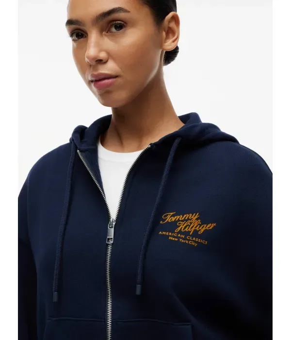 Толстовка TERRY loose fit Tommy Hilfiger, темно-синий — фото 4