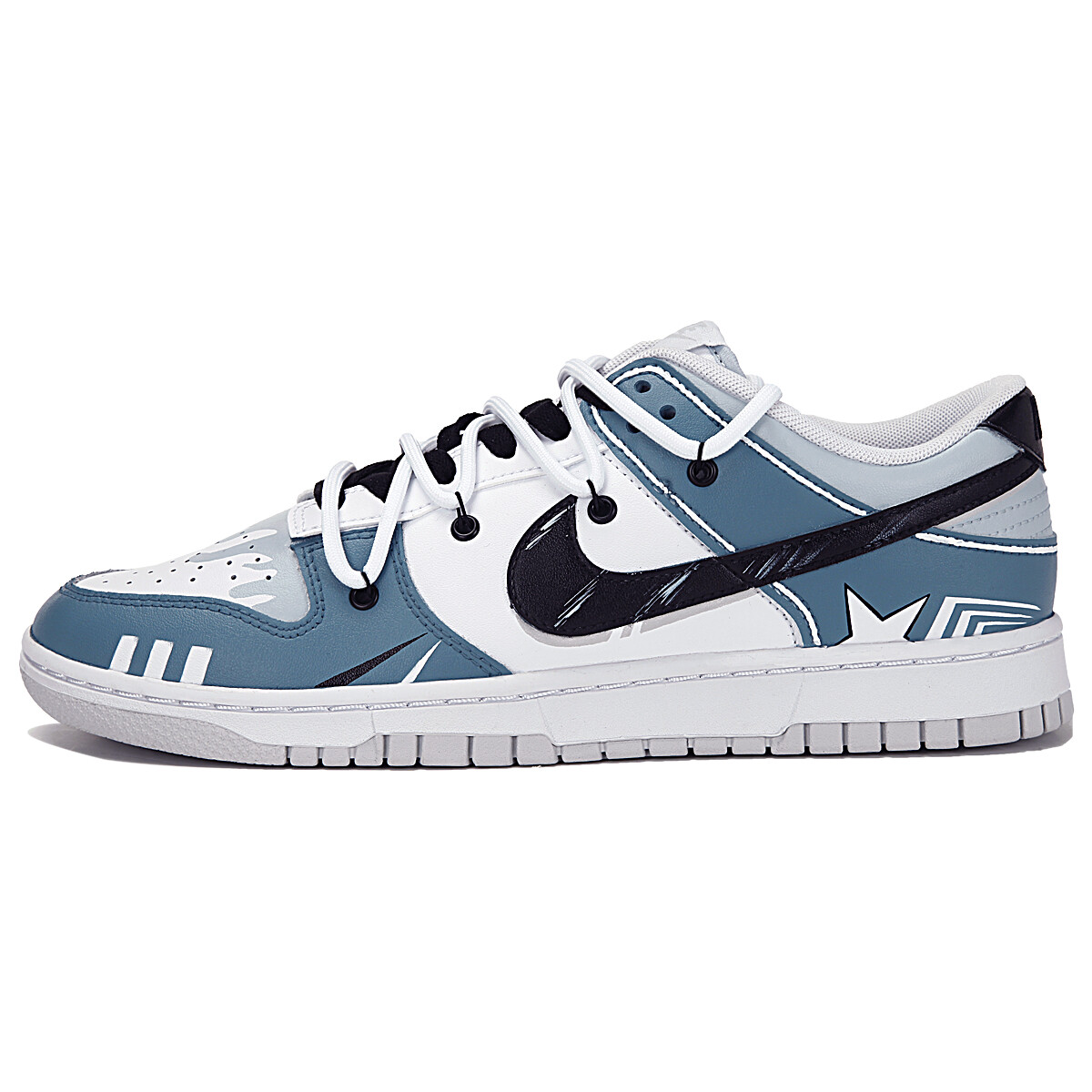 

Кроссовки Nike Dunk Skateboarding Shoes Men Low-top Blue, синий/белый