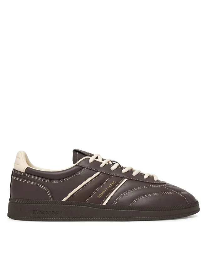 Tommy Jeans Кроссовки The Greenwich Edge Stitching EM0EM01708 коричневые